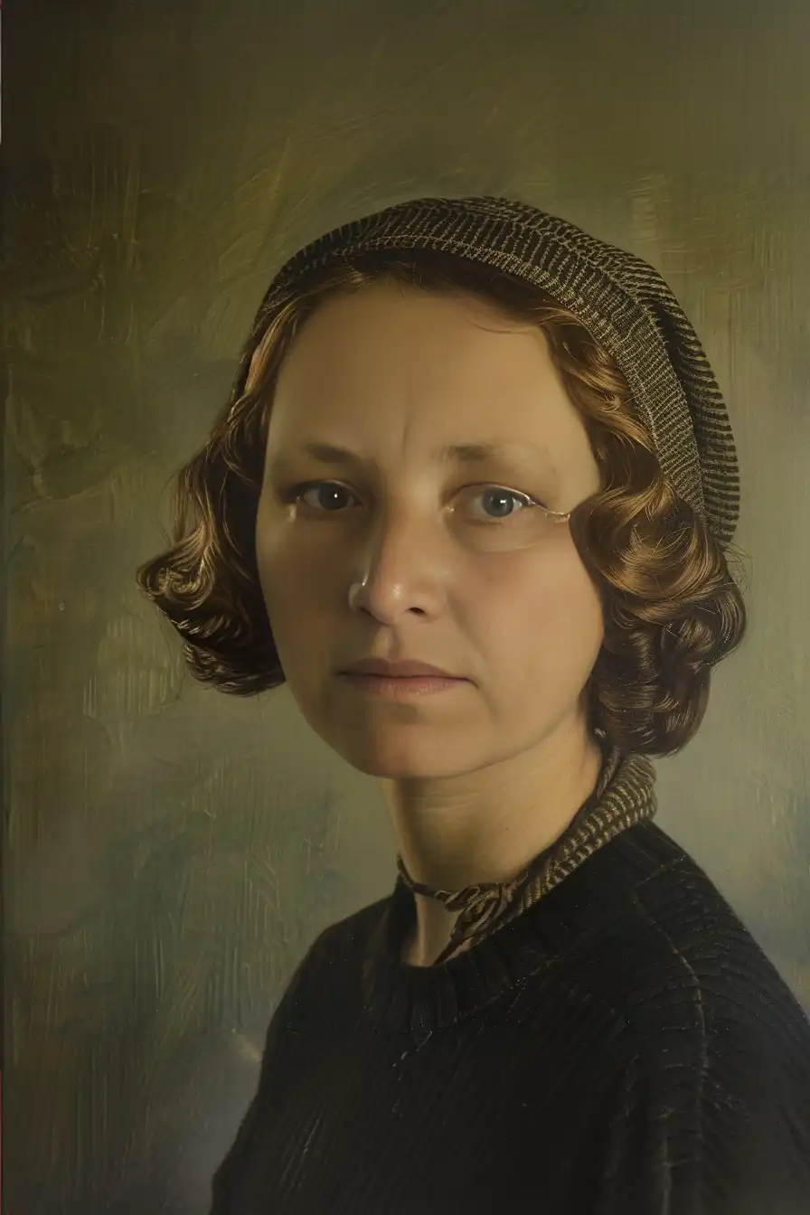 03 sandra 1920 stijl eenvoudige kledij met haarlint